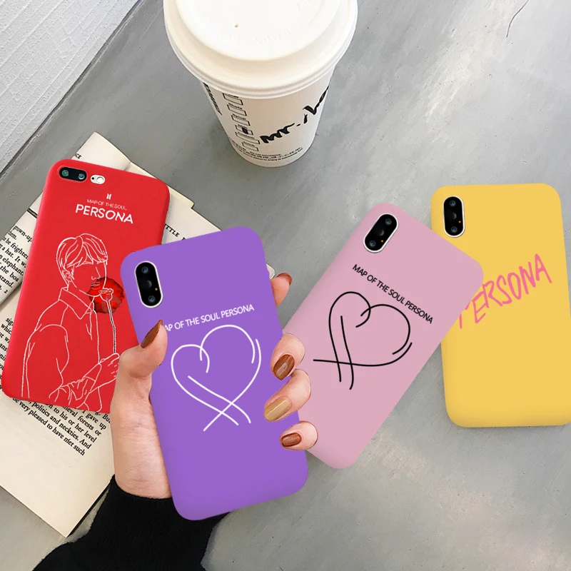 MAP OF THE SOUL PERSONA Colored Case For iPhone 6 6s 6splus 7 Plus 8plus Soft Silicone lOVE Heart Phone Case FOR X XR XS XSMAX
MAP OF THE SOUL PERSONA Colored Case For iPhone 6 6s 6splus 7 Plus 8plus Soft Silicone lOVE Heart Phone Case FOR X XR XS XSMAX