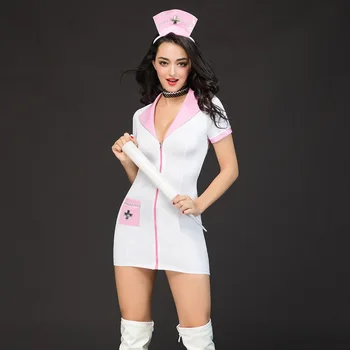 JSY Women Temptation Nurse Uniforms Cosplay Role Playing Outfits Erotic Lingerie Halloween Sexy Zipper Front Doctors Costumes
JSY Women Temptation Nurse Uniforms Cosplay Role Playing Outfits Erotic Lingerie Halloween Sexy Zipper Front Doctors Costumes