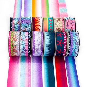 Printed Cartoon Grosgrain Ribbon Kimetsu no Yaiba Anime Double-sided Butterfly For Hair Accessories Decoration 10yards 
Printed Cartoon Grosgrain Ribbon Kimetsu no Yaiba Anime Double-sided Butterfly For Hair Accessories Decoration 10yards