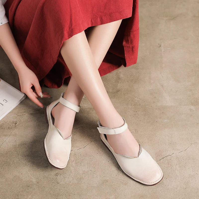 Anance 2020 spring women's shoes simple breathable flat bottom first layer cowhide comfortable soft bottom women's shoes sandals
Anance 2020 spring women's shoes simple breathable flat bottom first layer cowhide comfortable soft bottom women's shoes sandals