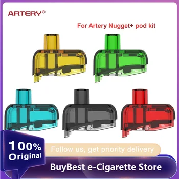 Original Artery Nugget+ Empty Pod 5ml Cartridge Fit Artery Nugget+ Pod Kit Fit Artery XP Coil/Artery PAL II Coil E-cigarette Pod
Original Artery Nugget+ Empty Pod 5ml Cartridge Fit Artery Nugget+ Pod Kit Fit Artery XP Coil/Artery PAL II Coil E-cigarette Pod