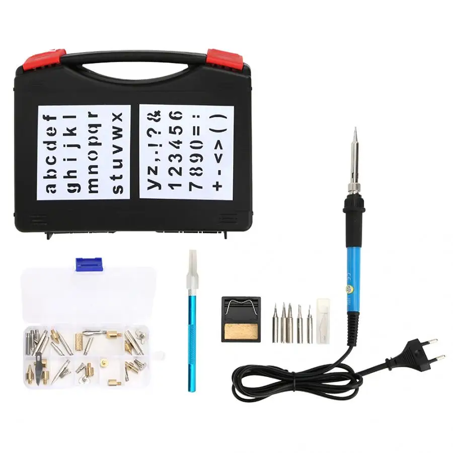 AC 220V 60W Electric Soldering Iron Set Adjustable Temperature Welder Paint Tool
AC 220V 60W Electric Soldering Iron Set Adjustable Temperature Welder Paint Tool
