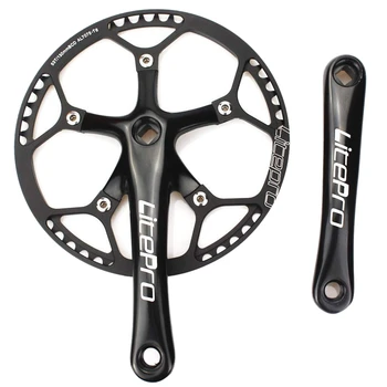 Single Speed Crankset 53T 170mm Crankarms Folding Bike Crankset with Protective Cover for Bike Track Road Bicycle
Single Speed Crankset 53T 170mm Crankarms Folding Bike Crankset with Protective Cover for Bike Track Road Bicycle