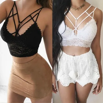 Local stock Plus Size Women Lace Strap V Neck Bras Bandage Short Crop Top Woman Sexy Tank Tops Ladies Vest Underwear S-3XL 
Local stock Plus Size Women Lace Strap V Neck Bras Bandage Short Crop Top Woman Sexy Tank Tops Ladies Vest Underwear S-3XL