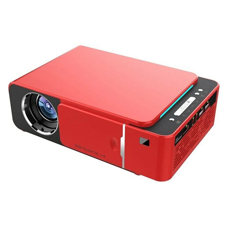 T6 1280X720P HDMI Home Theater Projector HD LED Portable Mini Projector Video for Home Theater Game Movie Cinema-EU Plug 
T6 1280X720P HDMI Home Theater Projector HD LED Portable Mini Projector Video for Home Theater Game Movie Cinema-EU Plug