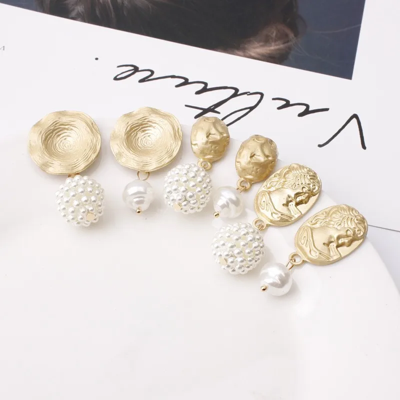 Geometric Pearl Earrings for Women Fashion Trendy Charms Statement Elegant Dangle Drop Earring Jewelry Gift for Girls
Geometric Pearl Earrings for Women Fashion Trendy Charms Statement Elegant Dangle Drop Earring Jewelry Gift for Girls