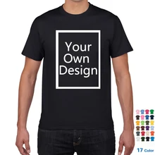 Your OWN Design t-shirt man Brand Logo/Picture Custom Men tshirt DIY print Cotton T shirt men oversized 3xL tee shirt clothes