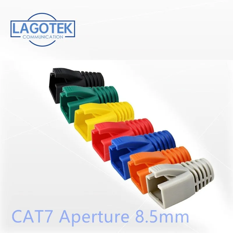 Защитные колпачки для сетевого кабеля RJ45 Cat7 Cat6a защитные разноцветные Ethernet Cat 7