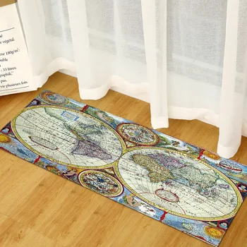 World Map Kitchen Mat Dirty-proof Long Carpet Hallway Doormat KId Living Room Floor Mat Non-slip Water Absorption Bathroom Rugs
World Map Kitchen Mat Dirty-proof Long Carpet Hallway Doormat KId Living Room Floor Mat Non-slip Water Absorption Bathroom Rugs