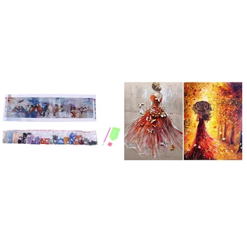 3 Set 5D Diy Diamond Painting 3D Embroidery Set Cross Stitch Decor, 2 Set 40 X 40cm and 30 X 40cm & 1 Set 20 X 70cm
3 Set 5D Diy Diamond Painting 3D Embroidery Set Cross Stitch Decor, 2 Set 40 X 40cm and 30 X 40cm & 1 Set 20 X 70cm