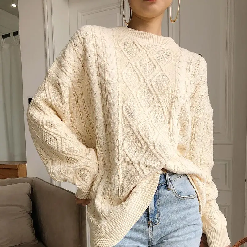 New Spring autumn Women Pullovers Sweater Knitting Loose Oversize Elegant Casual Solid Minimalist Tops w001
New Spring autumn Women Pullovers Sweater Knitting Loose Oversize Elegant Casual Solid Minimalist Tops w001