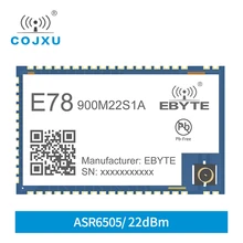 LoRa Module 5500m 22dBm 868MHz 915MHz Transceiver ASR6505 Wireless Module SX1262 Interface Cojxu E78-900M22S1A Capacity 2K
LoRa Module 5500m 22dBm 868MHz 915MHz Transceiver ASR6505 Wireless Module SX1262 Interface Cojxu E78-900M22S1A Capacity 2K
