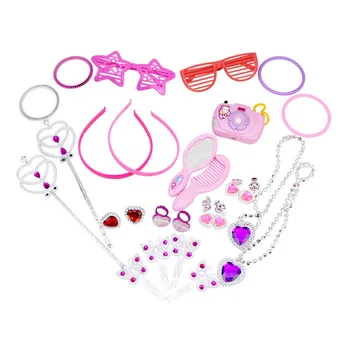 72pcs Girl Hairdressing Jewelry Makeup Set Toys Pretend Play Princess Game Colorful Dress Up Fashion Party Toy For Kids 
72pcs Girl Hairdressing Jewelry Makeup Set Toys Pretend Play Princess Game Colorful Dress Up Fashion Party Toy For Kids