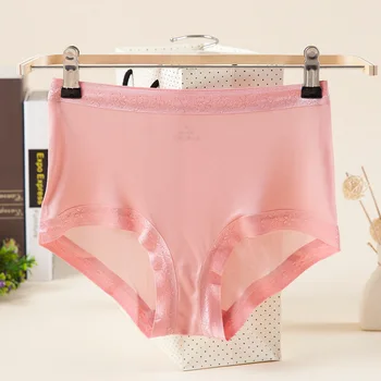 Mulberry Silk Knicker Breathable Sexy Hip Large Size Bag Real Silk Lace Boxer High-End Knicker Seemless Triangle Female
Mulberry Silk Knicker Breathable Sexy Hip Large Size Bag Real Silk Lace Boxer High-End Knicker Seemless Triangle Female