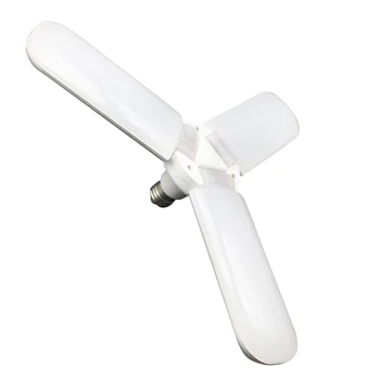 Household Energy-saving Lamp LED Three-leaf Lamp Foldable Super Bright Wide Pressure Constant Current E27 Energy LB88
Household Energy-saving Lamp LED Three-leaf Lamp Foldable Super Bright Wide Pressure Constant Current E27 Energy LB88