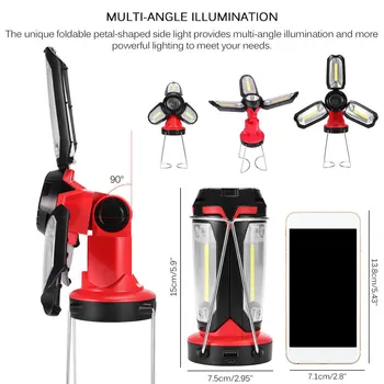 Camping Light Multifunction Rechargeable Cob Work Light Led Flashlight 6 Lighting Modes Deformable Fancy Lighting With Usb Cable
Camping Light Multifunction Rechargeable Cob Work Light Led Flashlight 6 Lighting Modes Deformable Fancy Lighting With Usb Cable