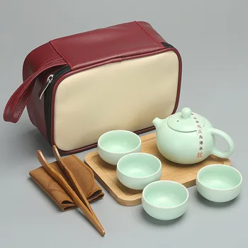 JAPANESE KUNG FU TEA SET OUTDOOR CERAMIC PORTABLE TRAVEL TEAPOT WITH TWO OR FOUR CUPS
JAPANESE KUNG FU TEA SET OUTDOOR CERAMIC PORTABLE TRAVEL TEAPOT WITH TWO OR FOUR CUPS