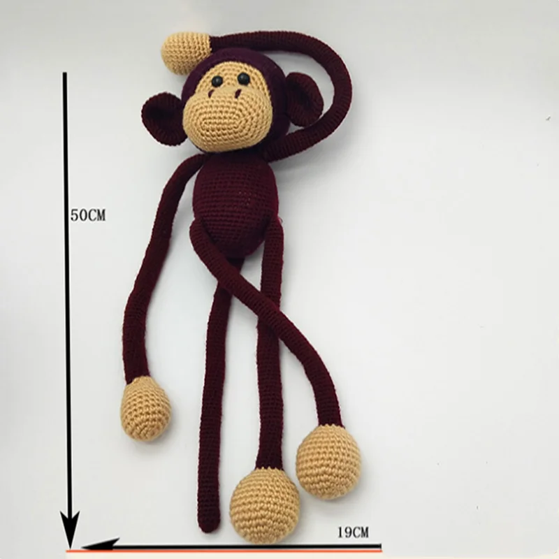 Hand-Woven Monkey Art Home Decoration For Room Creative Woolen doll handicraft toy model Pendant cartoon souvenir custom gift
Hand-Woven Monkey Art Home Decoration For Room Creative Woolen doll handicraft toy model Pendant cartoon souvenir custom gift