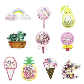 David accessories 10 pcs/lot Lollipop ice cream shape quicksand sequins acrylic set Colorful Beads DIY Hair Bow Patch ,1Yc8268
David accessories 10 pcs/lot Lollipop ice cream shape quicksand sequins acrylic set Colorful Beads DIY Hair Bow Patch ,1Yc8268
