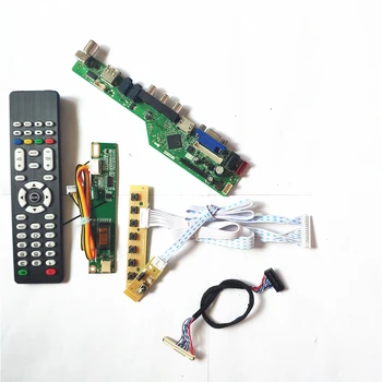 For LP141WX1-TLE3/TLE6 keyboard+Remote+Inverter HDMI VGA USB AV RF LCD panel monitor T.V56 drive card board LVDS 1CCFL 30Pin Kit
For LP141WX1-TLE3/TLE6 keyboard+Remote+Inverter HDMI VGA USB AV RF LCD panel monitor T.V56 drive card board LVDS 1CCFL 30Pin Kit
