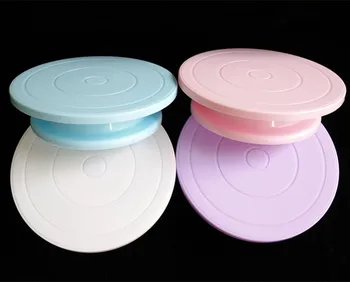 New Style Color Decorative Turntable Plastic Decorating Turntable DIY Cake Cream Decorating Operation Platform Decorations
New Style Color Decorative Turntable Plastic Decorating Turntable DIY Cake Cream Decorating Operation Platform Decorations