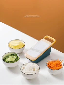 Kitchen Multi-Function Vegetable Chopper Dish-Cleaning Artifact 8-Piece Household Grater Silk Slice Plate Shredding Machine
Kitchen Multi-Function Vegetable Chopper Dish-Cleaning Artifact 8-Piece Household Grater Silk Slice Plate Shredding Machine