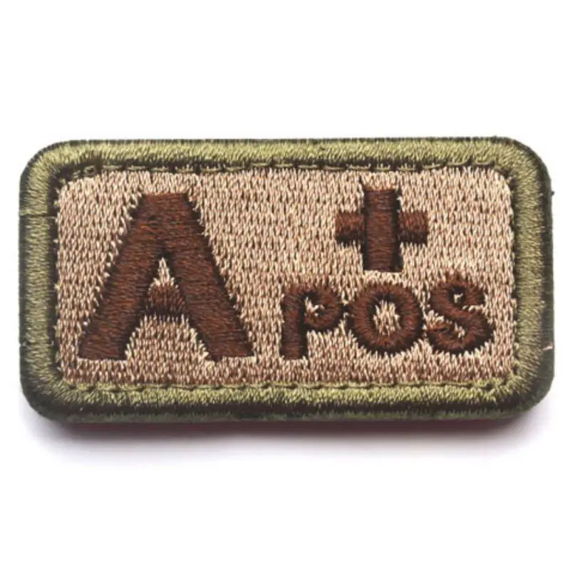 Tactical Blood Type Patch Military Bloodtype Patch Embroidered Morale Military Badge For Outdoors
Tactical Blood Type Patch Military Bloodtype Patch Embroidered Morale Military Badge For Outdoors