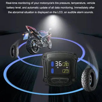M3-B Wireless Motorcycle TPMS Real Time Tire Pressure Monitoring System LCD G6KC
M3-B Wireless Motorcycle TPMS Real Time Tire Pressure Monitoring System LCD G6KC