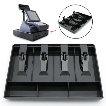 4 Grid Hotel ABS Classify Organizer Cashier Coin Drawer Box Supermarket Replacement Storage Cash Register Tray Money With Clip
4 Grid Hotel ABS Classify Organizer Cashier Coin Drawer Box Supermarket Replacement Storage Cash Register Tray Money With Clip