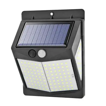 Three-sided 140LED Solar PIR Motion Sensor Wall Lamp 3 Modes Yard Security Light Stable Performance No Heating Safety
Three-sided 140LED Solar PIR Motion Sensor Wall Lamp 3 Modes Yard Security Light Stable Performance No Heating Safety