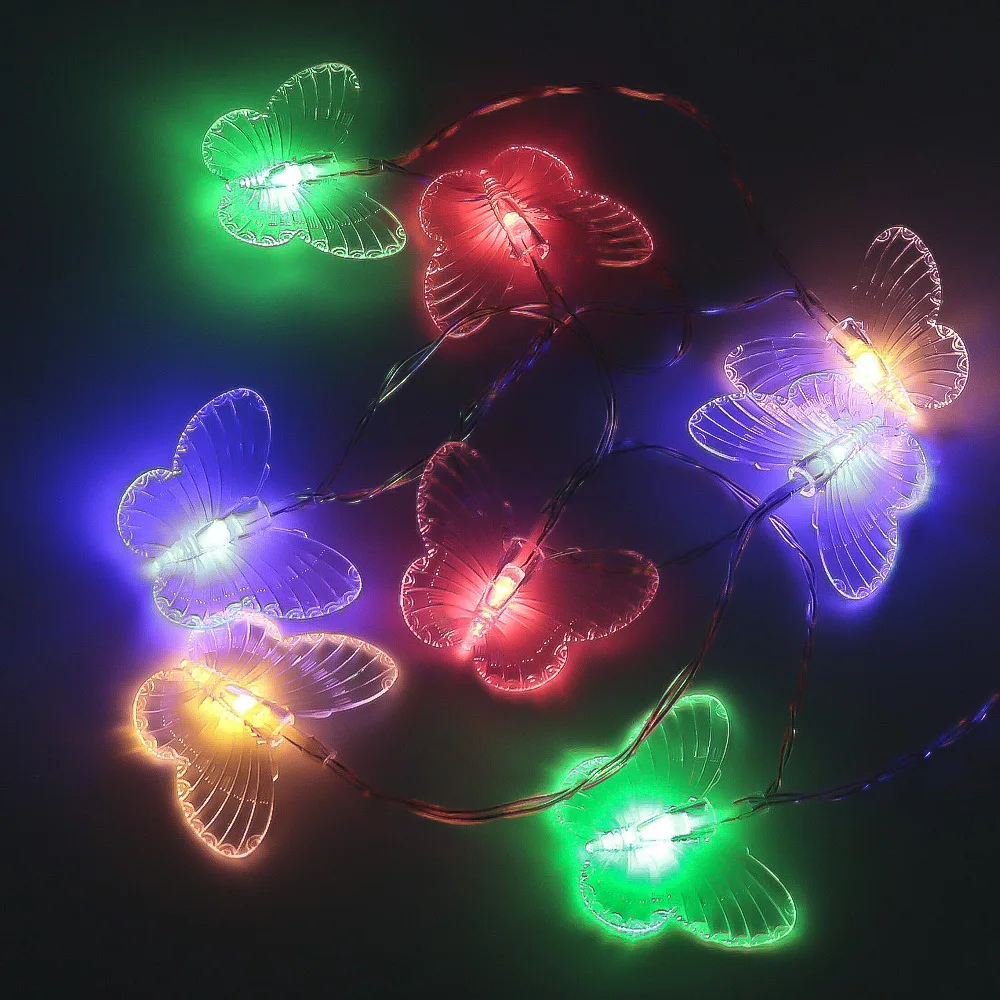 Butterfly LED Small Color Lighting Chain Lighting Chain Decoration Lighting Christmas Insect Hanging Lights Flashing Light
Butterfly LED Small Color Lighting Chain Lighting Chain Decoration Lighting Christmas Insect Hanging Lights Flashing Light