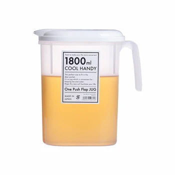 Japan Import 1800ml Plastic Juice Water Bottle Jug Drinkware Large Capacity Bottles Cold Water Pot Household Fashion Storage 
Japan Import 1800ml Plastic Juice Water Bottle Jug Drinkware Large Capacity Bottles Cold Water Pot Household Fashion Storage