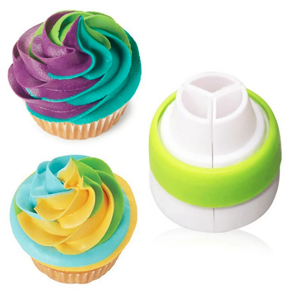 3 Hole Combined Icing Piping Nozzle Tricolor Converter Pastry Cream Cake Decorating Tools For Cupcake Fondant Cookie Tool
3 Hole Combined Icing Piping Nozzle Tricolor Converter Pastry Cream Cake Decorating Tools For Cupcake Fondant Cookie Tool
