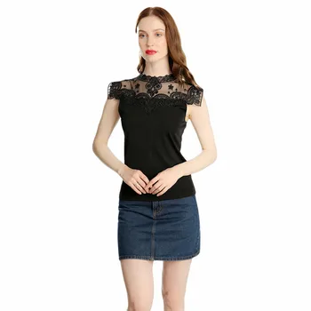 Sexy Lace Tee 2019 Summer Round Neck Short Sleeve Modern Top Women Elegant Lace Crochet Tees
Sexy Lace Tee 2019 Summer Round Neck Short Sleeve Modern Top Women Elegant Lace Crochet Tees