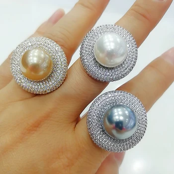GODKI 2020 Trendy Round Pearl Statement Rings for Women Cubic Zircon Finger Rings Beads Charm Ring Bohemian Beach Jewelry 2019
GODKI 2020 Trendy Round Pearl Statement Rings for Women Cubic Zircon Finger Rings Beads Charm Ring Bohemian Beach Jewelry 2019