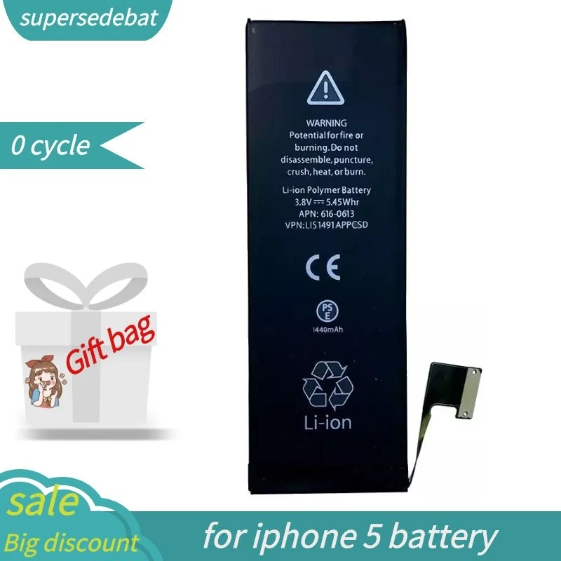 Supersedebat for Iphone 5 Battery Accumulator for IPhone 5 Battery for IPhone(aifeng)5/5g Mobile Phone Batteries Track Orders
Supersedebat for Iphone 5 Battery Accumulator for IPhone 5 Battery for IPhone(aifeng)5/5g Mobile Phone Batteries Track Orders