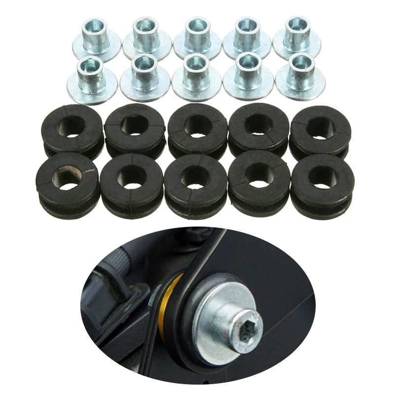 10pcs Motorcycle Grommets Rubber Grommet Gasket Kit for Yamaha Honda Kawasaki Motorcycles Side Cover Grommets Gasket Bolt Set
10pcs Motorcycle Grommets Rubber Grommet Gasket Kit for Yamaha Honda Kawasaki Motorcycles Side Cover Grommets Gasket Bolt Set