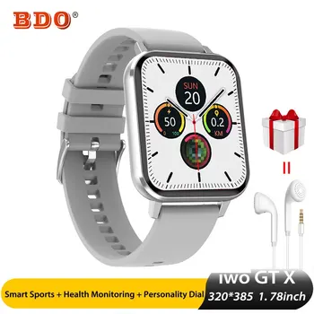 DTX Sports Smart Watch 1.78 inch HD Screen 320*385 ECG Heart Rate Monitor Fitness Tracker Sport band Play Music for Android IOS 
DTX Sports Smart Watch 1.78 inch HD Screen 320*385 ECG Heart Rate Monitor Fitness Tracker Sport band Play Music for Android IOS