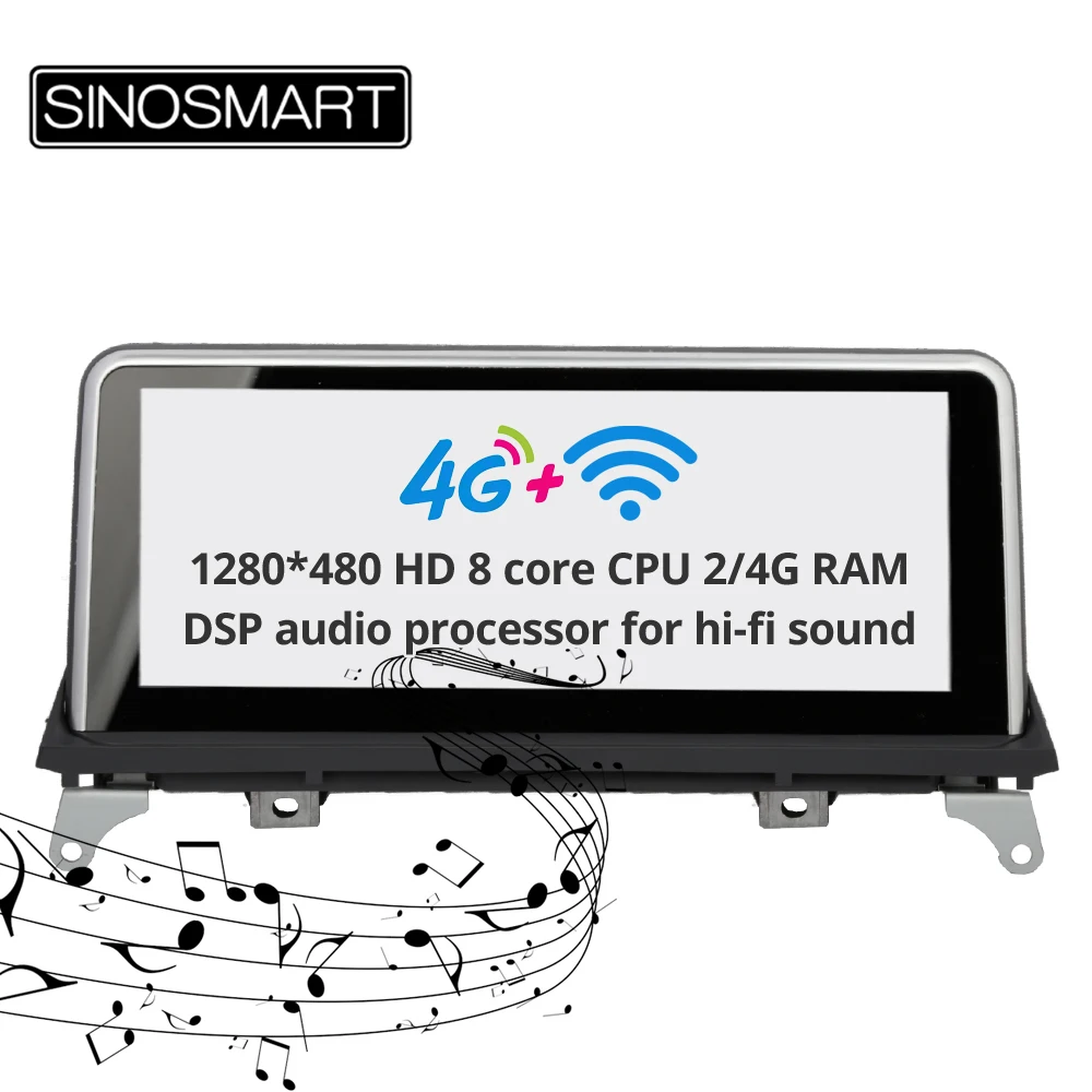 Sinosmart Android 8 1 IPS 2.5D экран автомобильный gps Мультимедиа Радио навигационный плеер