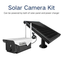 Câmera de segurança à prova dwaterproof água ao ar livre wi fi sem fio energia da bateria solar vigilância câmera de segurança 1080 p 2.0mp câmera de vídeo ip(China)