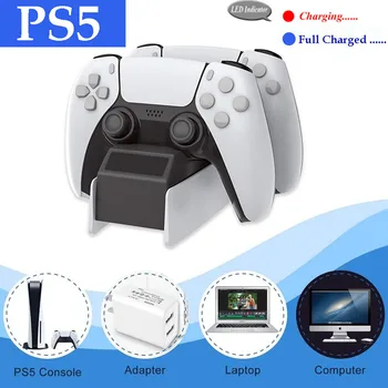 PS5 Controller Charger Ps5 Controller Charging Docking Station LED Light Indicators Bottom Light PS4/PS4 Slim/PS4 Pro Controller
PS5 Controller Charger Ps5 Controller Charging Docking Station LED Light Indicators Bottom Light PS4/PS4 Slim/PS4 Pro Controller