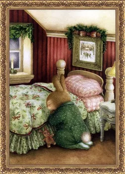 Rabbit room bed prayer Animal For Embroidery Needlework 14CT Counted Unprinted DIY Cross Stitch Kits Handmade Art Wall Decor
Rabbit room bed prayer Animal For Embroidery Needlework 14CT Counted Unprinted DIY Cross Stitch Kits Handmade Art Wall Decor