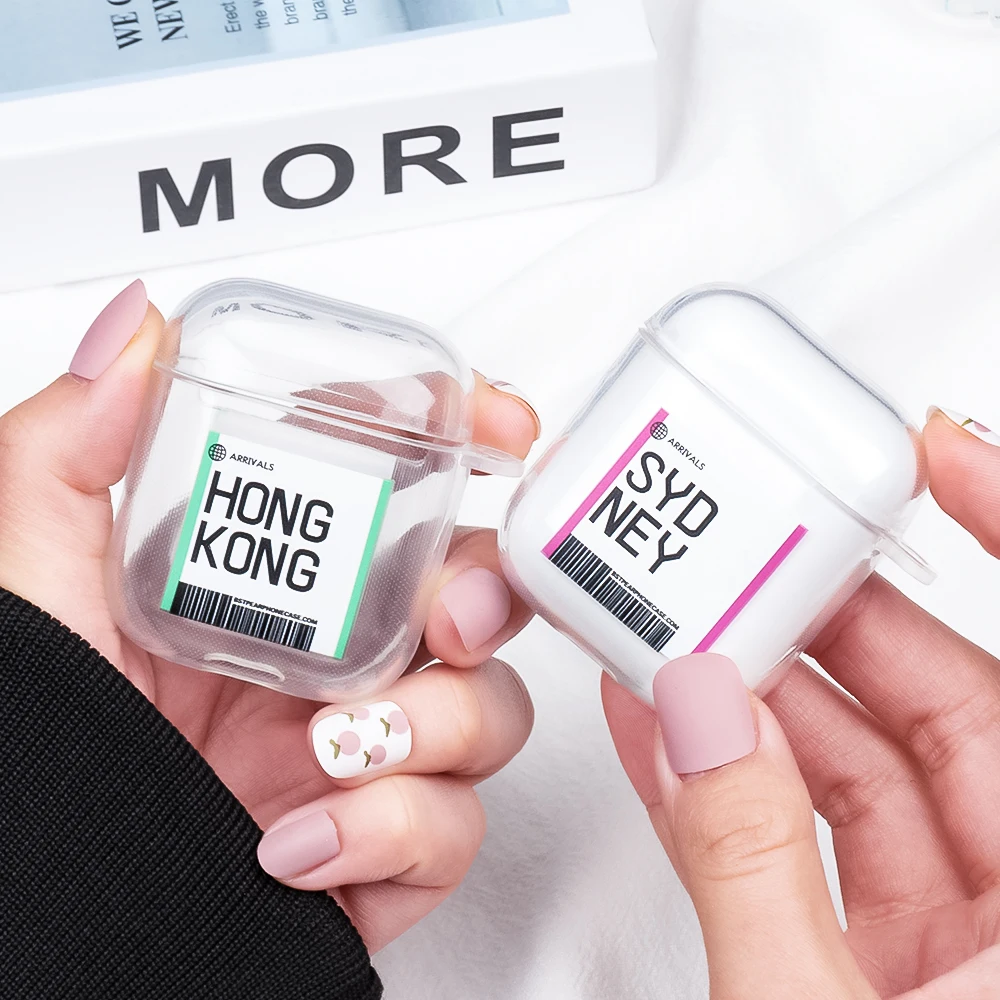 For AirPods 1 2 Soft TPU Protector Cover Box Air Ticket Label Transparen For apple air pods Bluetooth Wireless Earphone Cases
For AirPods 1 2 Soft TPU Protector Cover Box Air Ticket Label Transparen For apple air pods Bluetooth Wireless Earphone Cases
