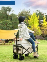 Utility Folding Wagon Garden Carts with Wheels Heavy Duty Wagon Shopping Cart with Wood Roll Table for Sports Outdoor Camping
Utility Folding Wagon Garden Carts with Wheels Heavy Duty Wagon Shopping Cart with Wood Roll Table for Sports Outdoor Camping