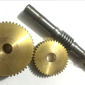 1 Modulus 20 to 60 Teeth Brass Worm Gear and Steel Shaft set for Drive Gearbox Replacement Repair Parts
1 Modulus 20 to 60 Teeth Brass Worm Gear and Steel Shaft set for Drive Gearbox Replacement Repair Parts