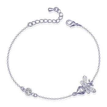 PANDACH 100% Real 925 Sterling Silver Insect Series 3 Color Bracelet Hot Sale Little Bee Bracelet For Women Gift CMB131
PANDACH 100% Real 925 Sterling Silver Insect Series 3 Color Bracelet Hot Sale Little Bee Bracelet For Women Gift CMB131