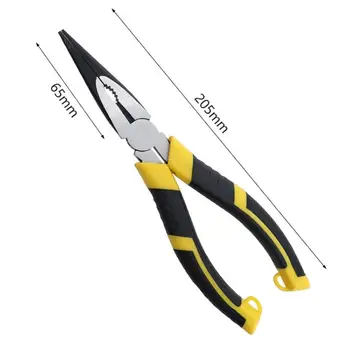 Multi-functional Diagonal Pliers Mini Labor Saving Durable Practical Side Snips Nipper Electrical Cable Cutters 215X45X15MM
Multi-functional Diagonal Pliers Mini Labor Saving Durable Practical Side Snips Nipper Electrical Cable Cutters 215X45X15MM