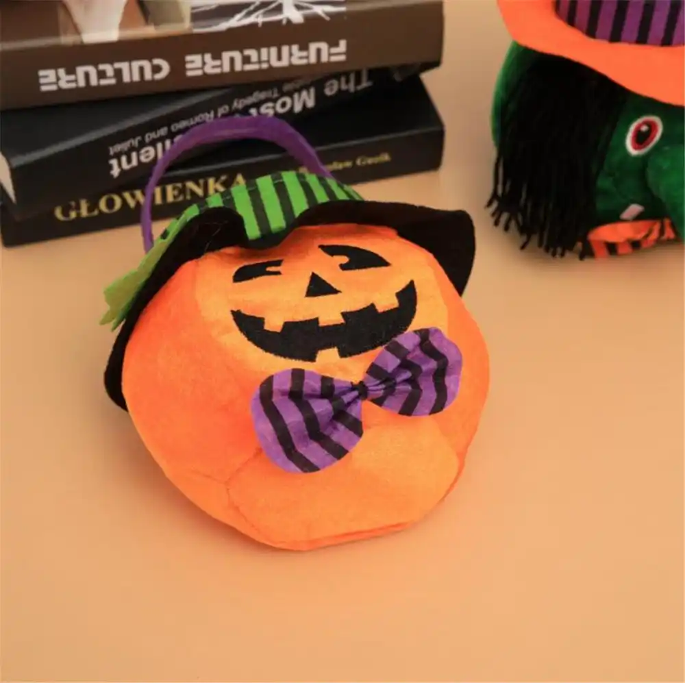 4pc/set halloween party decorations witch black cat pumpkin