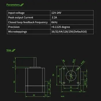 For 3D Printing Closed Loop Stepper Motor NEMA17 MKS SERVO42A Develo R3R5 SERV042A Stepper Motor Motherboard Converter Wire
For 3D Printing Closed Loop Stepper Motor NEMA17 MKS SERVO42A Develo R3R5 SERV042A Stepper Motor Motherboard Converter Wire