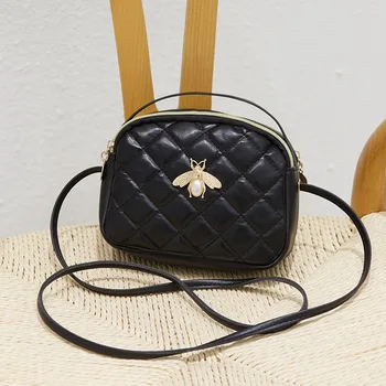 Bee Purse Double Layer Women's Bag Approach Case Lady Wallet Shoulder Bag Phone Package-Style Small Bee Shell Bag
Bee Purse Double Layer Women's Bag Approach Case Lady Wallet Shoulder Bag Phone Package-Style Small Bee Shell Bag